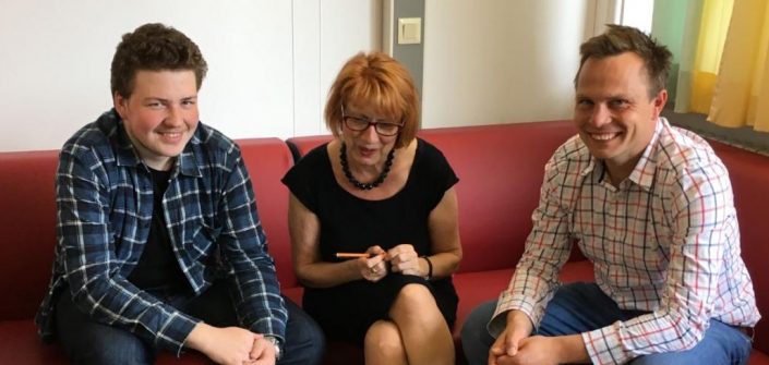 erasmusBesprechung Die finnischen Gäste und Herr Zobel